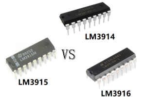 M3914 vs. lm3915 vs. lm3916: Schlëssel Differenzen erkläert