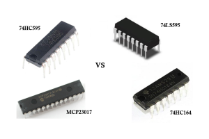 D'Ënnerscheeder tëscht 74hc595, 74S595, 74hc1164, an MCP2017