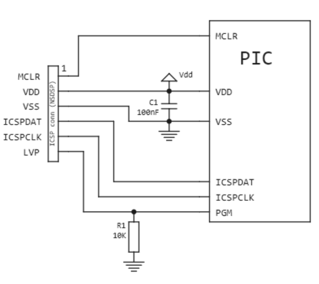 PIC16F886 LVP Programming