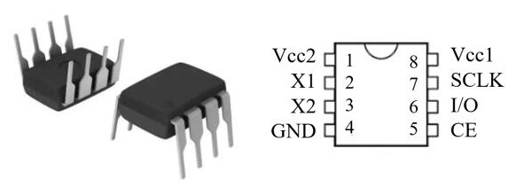 DS1302 IC Pinout