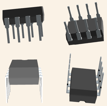 UC3843N CAD Model